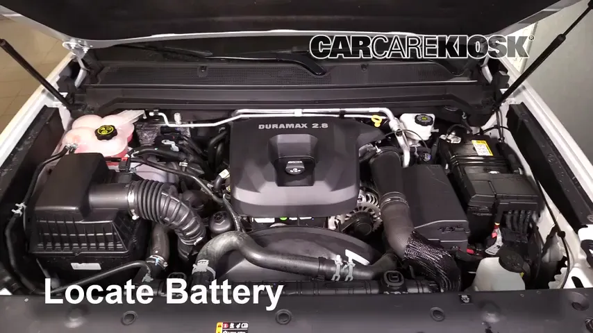 2017 GMC Canyon SLE 2.8L 4 Cyl. Turbo Diesel Crew Cab Pickup Battery Replace
